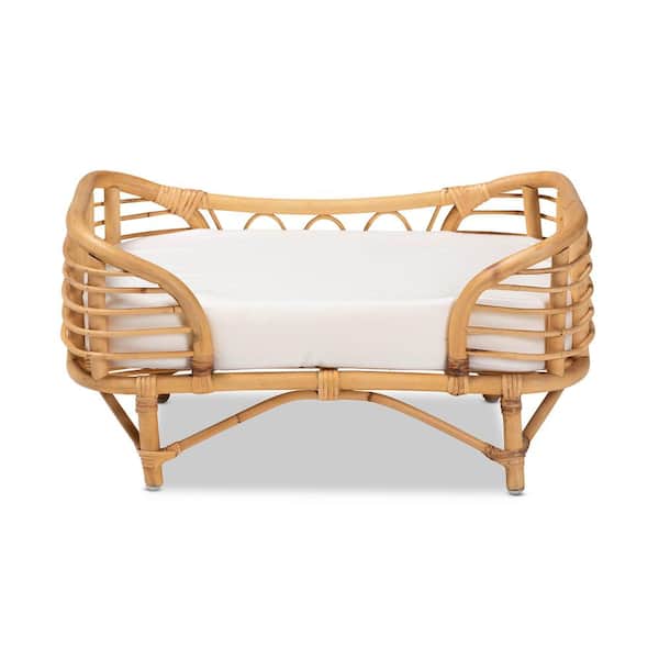 Malino Small Natural Rattan Lounge Bed