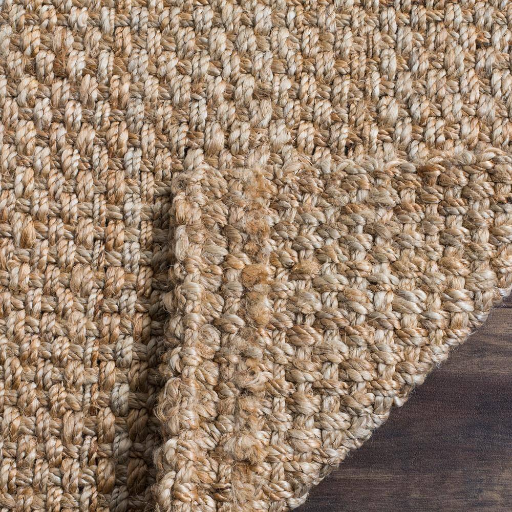 Natural Fiber Beige 8 ft. x 10 ft. Modern Solid Area Rug - thumbnail 9