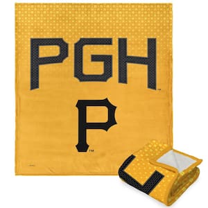 MLB Pirates City Connect Silk Touch Sherpa Multi-Color Throw Blanket