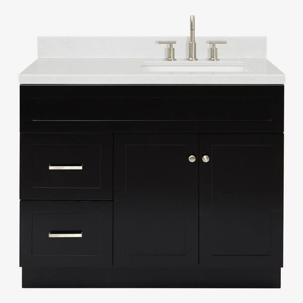 ARIEL Hamlet 42.25 in. W x 22 in. D x 36 in. H Single Sink Freestanding ...