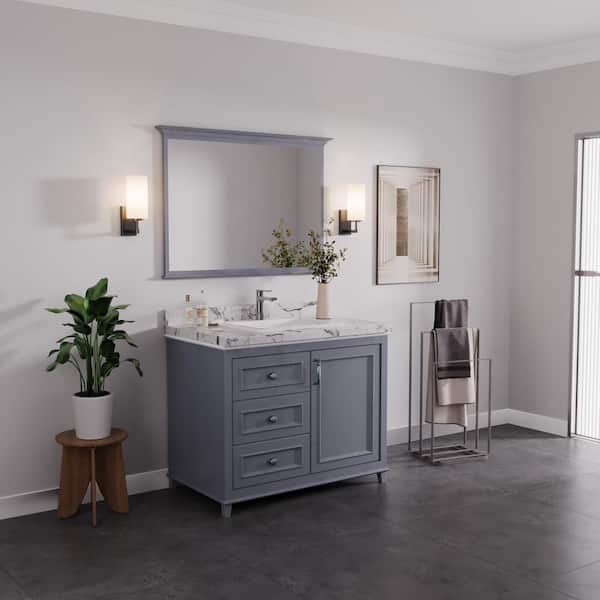 21 in. L x 17.7 in. W Drop-In Rectanglar Vitreous China Bathroom Sink in White with Overflow and Single Faucet Hole