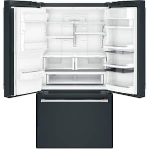 27.8 cu. ft. Smart French Door Refrigerator with Hot Water Dispenser in Matte Black, Fingerprint Resistant ENERGY STAR