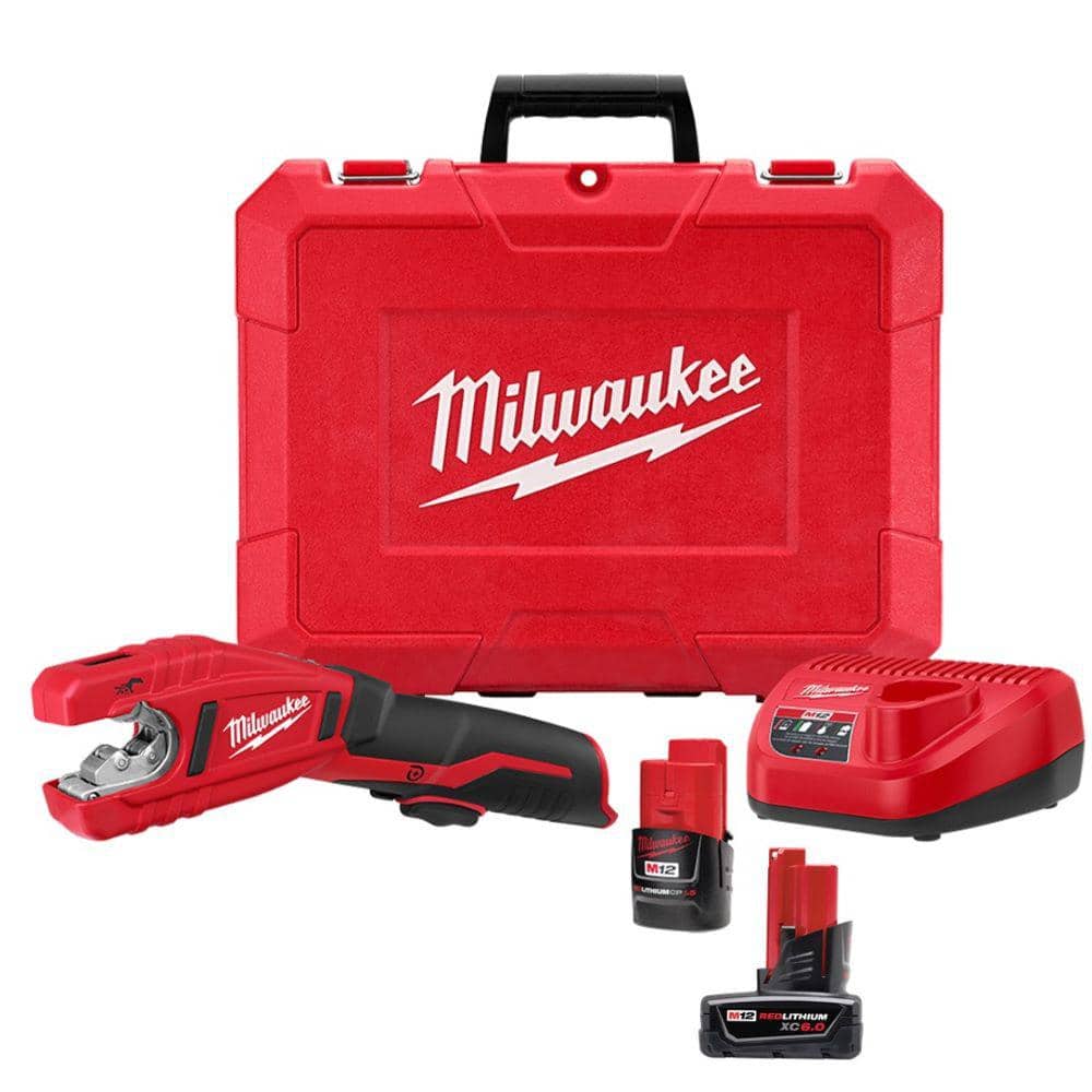 Milwaukee M12 12V Lithium-Ion Cordless Copper Tubing Cutter Kit