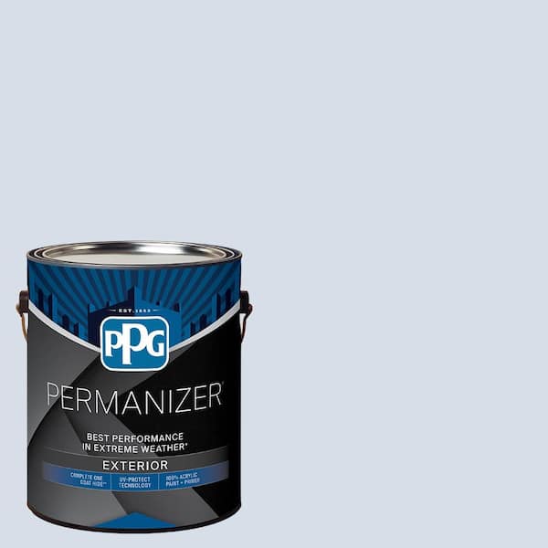 1 gal. PPG1164-3 Blustery Day Flat Exterior Paint