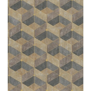 Multi-Colored Muir Neutral Geo Wallpaper