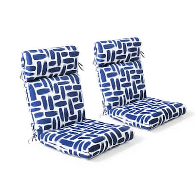 Baja Nautical Outdoor Chair Cushions, Nautical Outdoor Furniture Cushions