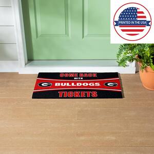 Georgia Bulldogs 3x4 Entry Rug