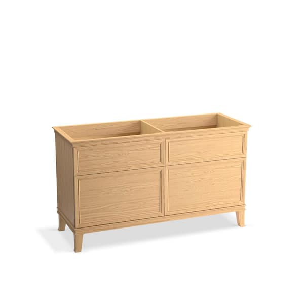 KOHLER Artifacts 60 in. W x 21.89 in. D x 34.49 in. H Bath Vanity Cabinet without Top in Weathered Oak