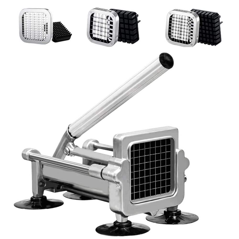 French Fry Cutter Heavy Duty Slicer Stainless Steel Potato Cutter Sweet Pot