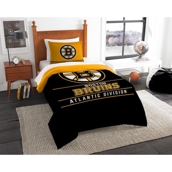 THE NORTHWEST GROUP Bruins Draft 2-Piece Multi-Color Polyester Twin Comforter Set