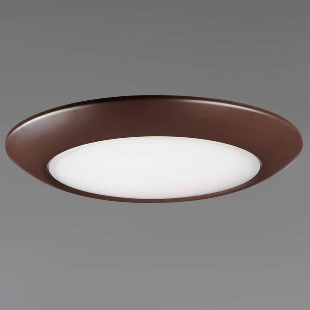 Diverse 13" Bronze Aluminum LED Indoor/Outdoor Flush Mount