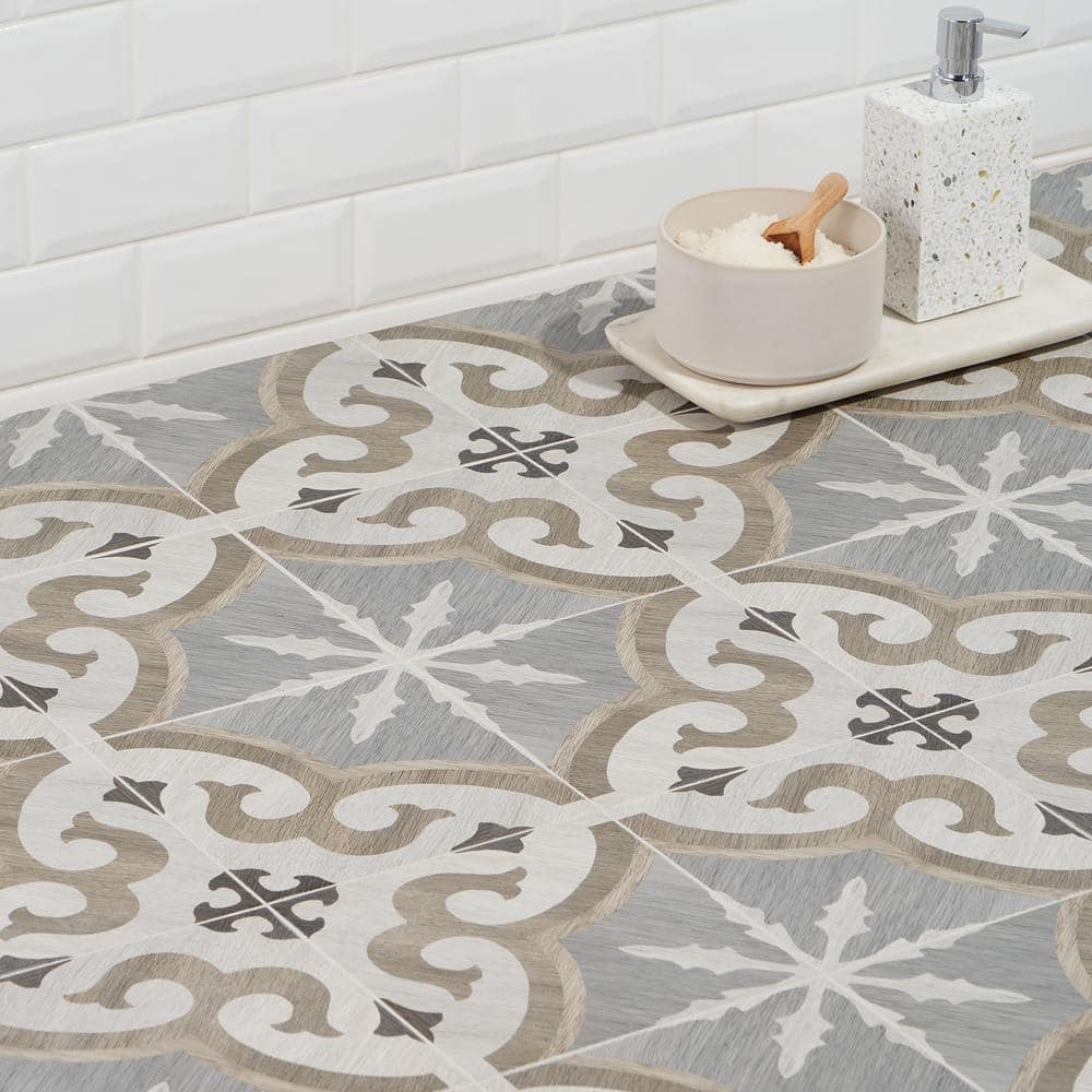 Ventura Briar 8" x 8" Multicolor Matte Porcelain Tile