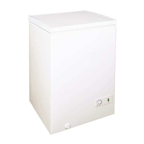 3.5 cu. Ft. Mini Chest Freezer in White RFRF350-WHITE - The Home Depot