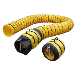 Extra Flexible 16 in. in Dia 25 ft. Ventilation PVC Duct Hose