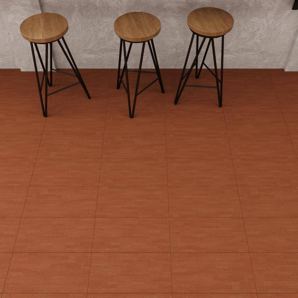 Marigold 12" x 24" Waterproof Adhesive Vinyl Tile Flooring