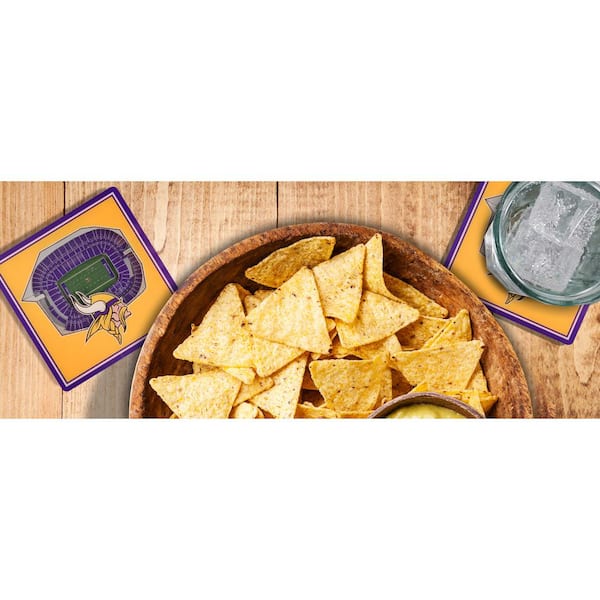 YouTheFan NFL Minnesota Vikings 3D StadiumView Coasters - US Bank Stadium