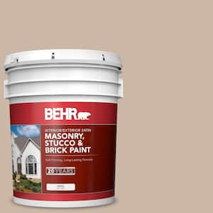 5 gal. #BXC-13 Rustic Rose Satin Interior/Exterior Masonry, Stucco and Brick Paint