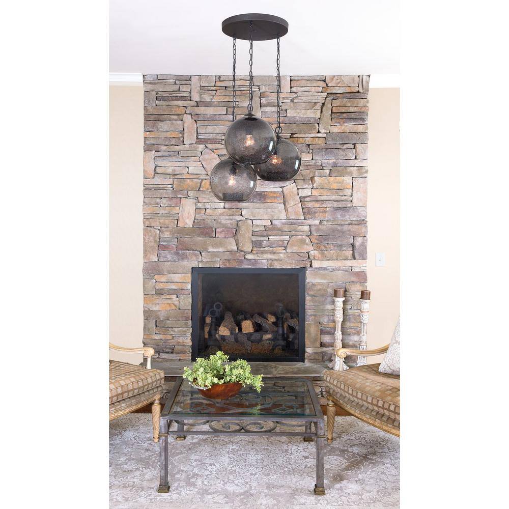 Matte Black Round LED Pendant Canopy Kit
