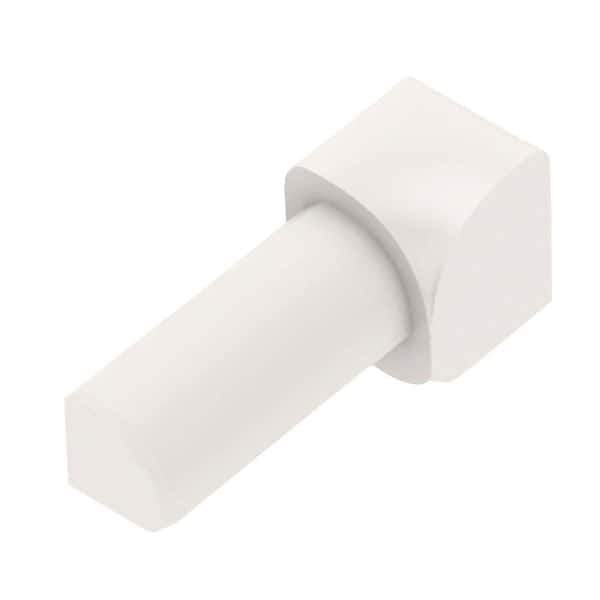 Schluter Rondec White 5/16 in. x 1 in. PVC 90 Degree Inside Corner