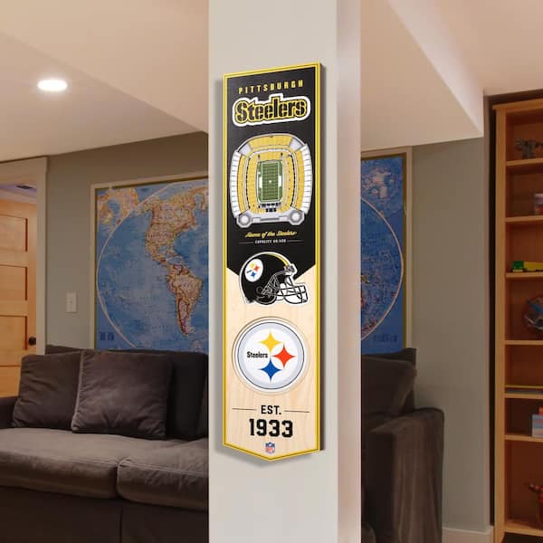 Pittsburgh Steelers Used Back Up Black Locker Room Chairs