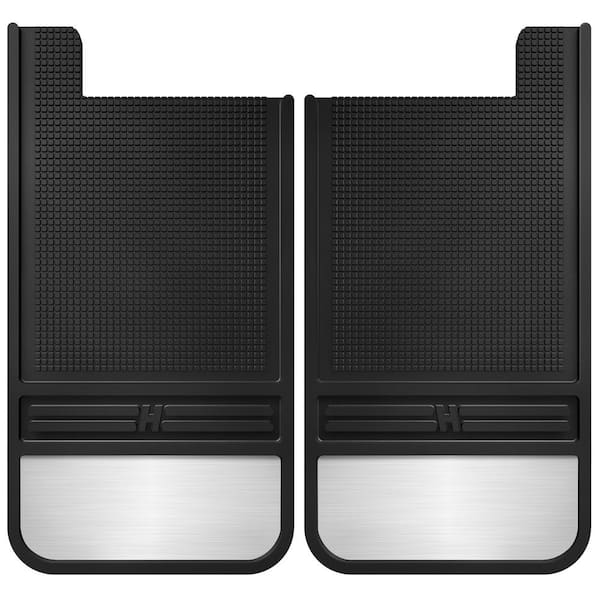 Husky Liners Rubber Rear Mud Flaps - 12IN w/ Weight