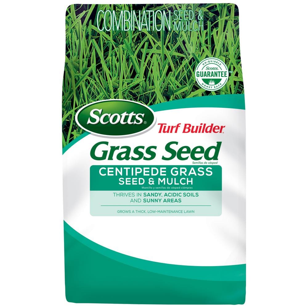 Scotts 5 Lbs Turf Builder Centipede Grass Seed And Mulch 18365 The Home Depot