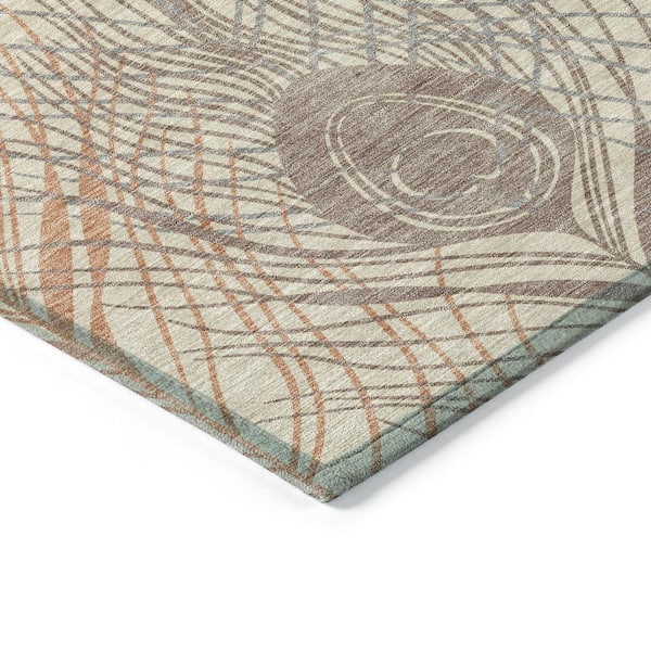 Chantille Machine Washable Indoor/Outdoor Abstract ACN2273 Beige 10 ft. x 14 ft. Area Rug
