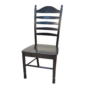 Whitman Antique Black Wood Dining Chair