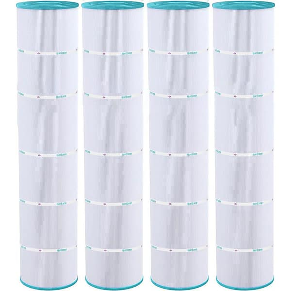 4 Pack HF7482-04 Advanced Pool and 20 sq. ft. Filtration Area Spa Filter Cartridge Replacement