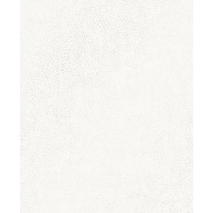Chrysanth White Flower Pattern White Wallpaper Sample