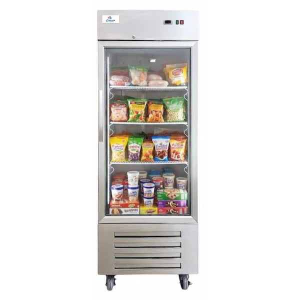 Cooler Depot 27 in. W 18 cu. ft. NSF Auto/Cycle Defrost Glass Door