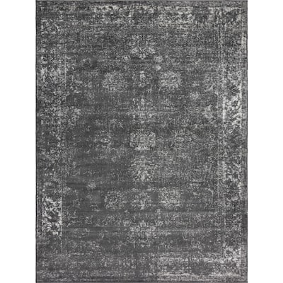 Unique Loom Sofia Casino Dark Gray 7' 0 x 10' 0 Area Rug 3141324 - The ...