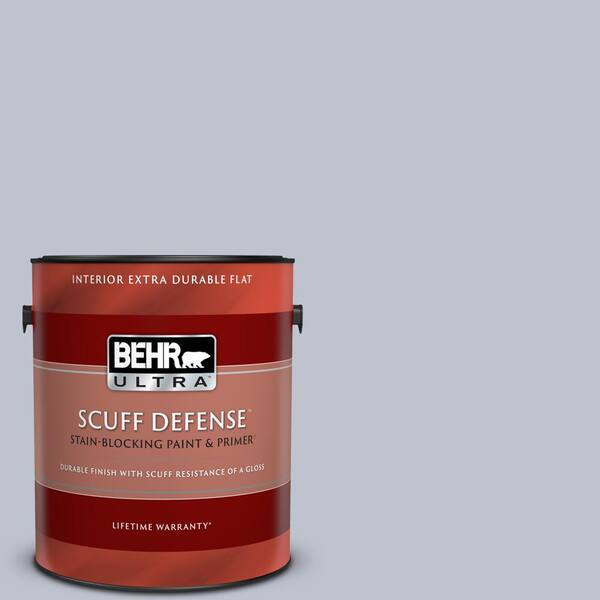 BEHR ULTRA 1 gal. #S550-2 Powder Lilac Extra Durable Flat Interior Paint & Primer