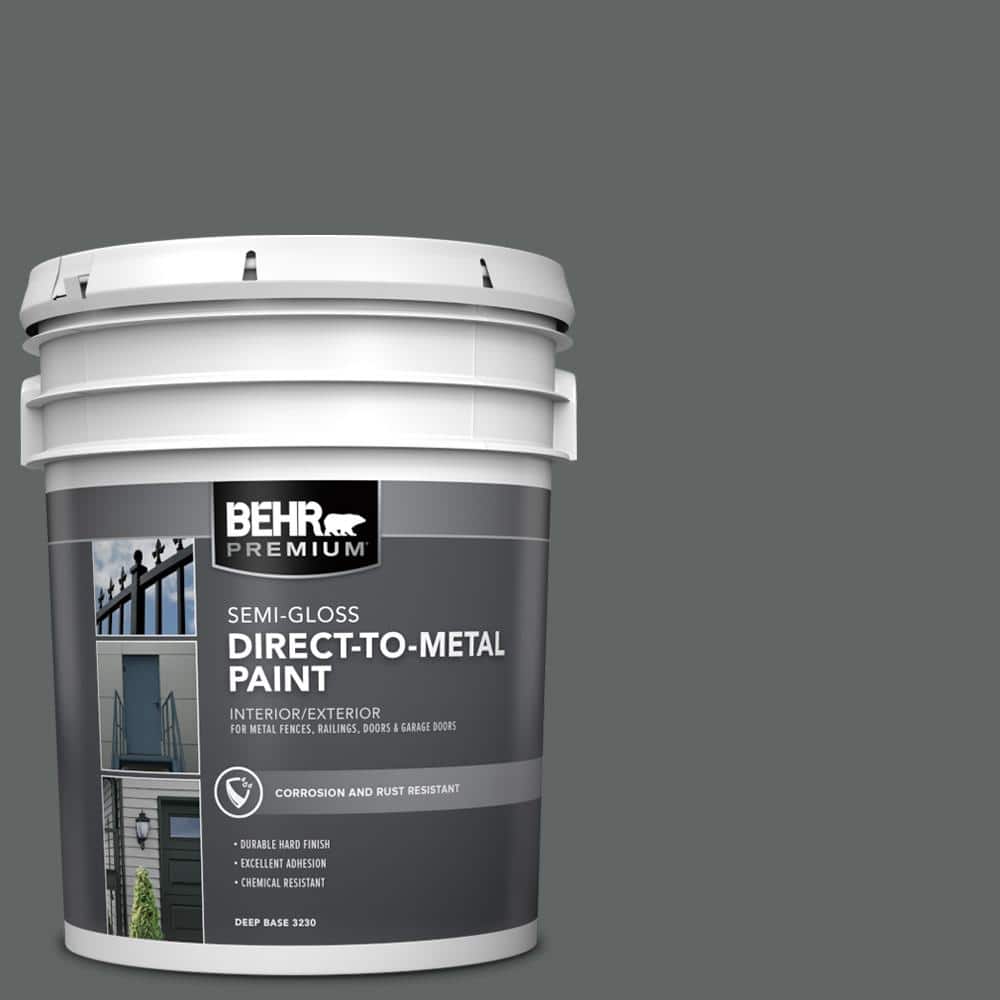 5 gal. #BXC-41 Charcoal Semi-Gloss Direct to Metal Interior/Exterior Paint price history on PriceWatchPro