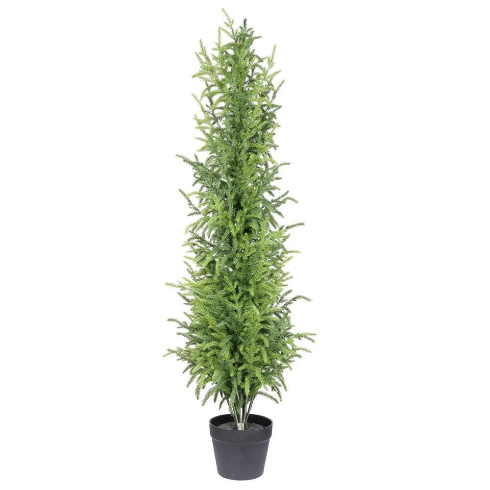 4 ft. Artificial Real Touch Pine Tree in Black Plastic Pot, 1pc/set price history on PriceWatchPro