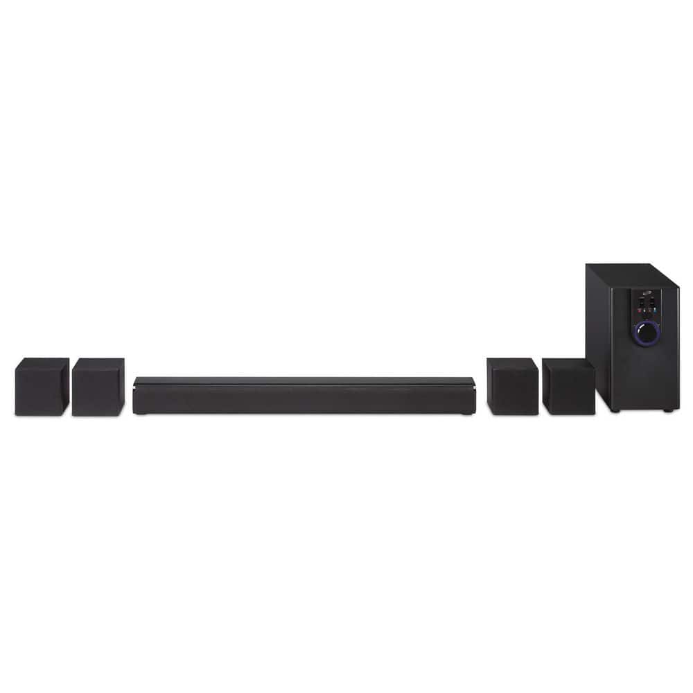 "5.1-Channel Bluetooth Home Theater System with 26"" Speaker and 4 Satellite Speakers, Black" price history on PriceWatchPro
