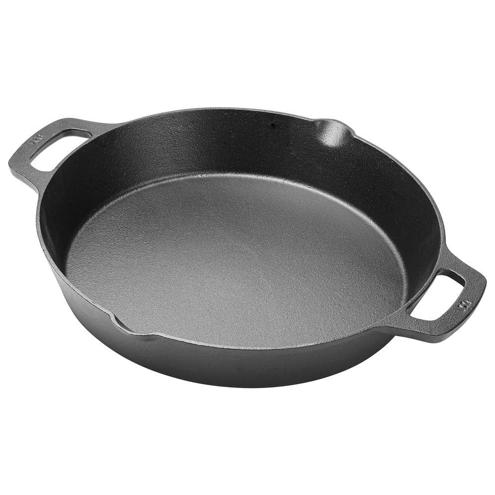 Winco 12 in. Cast Iron Skillet