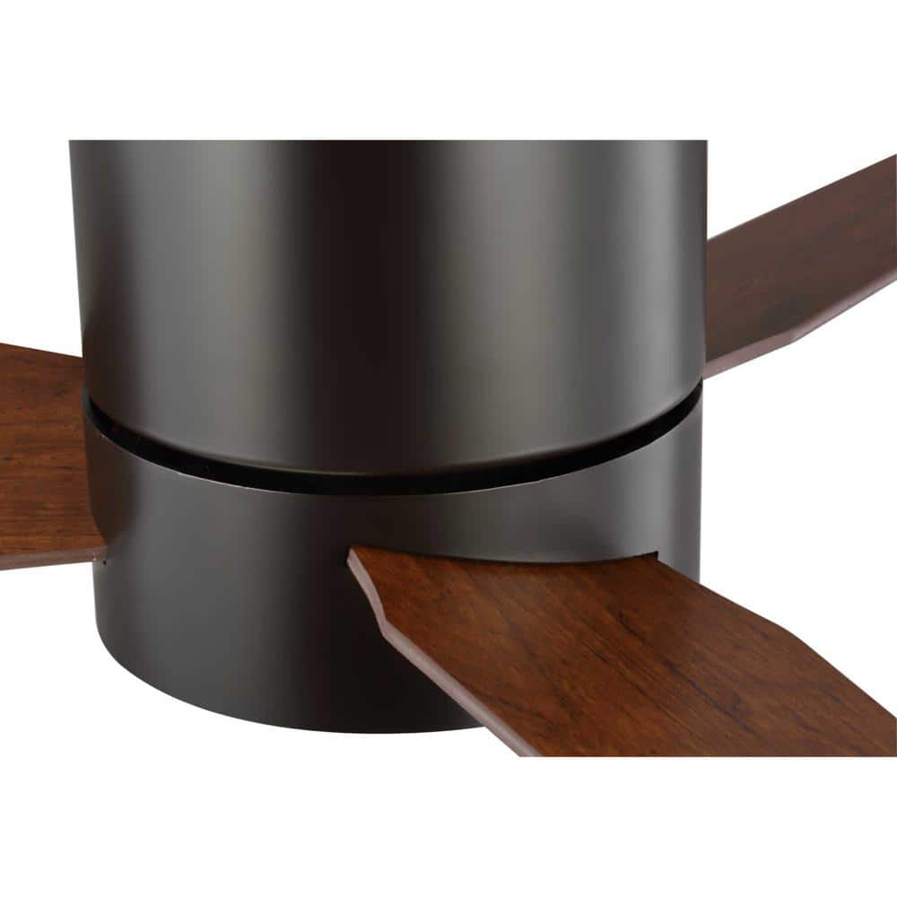 Braden Architectural Bronze 56" Low Profile Ceiling Fan with LED & Remote