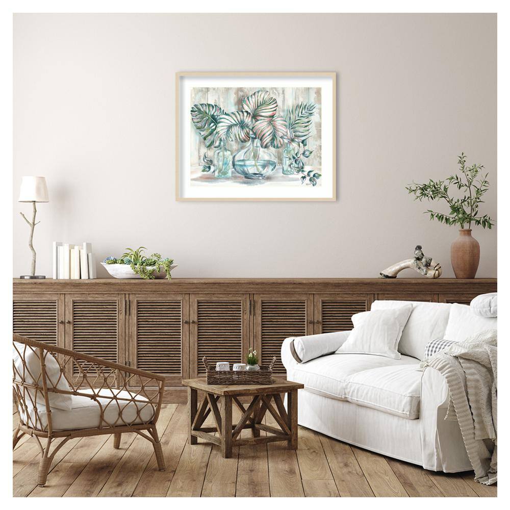 Island Tropics Still Life Framed Watercolor Botanical Print