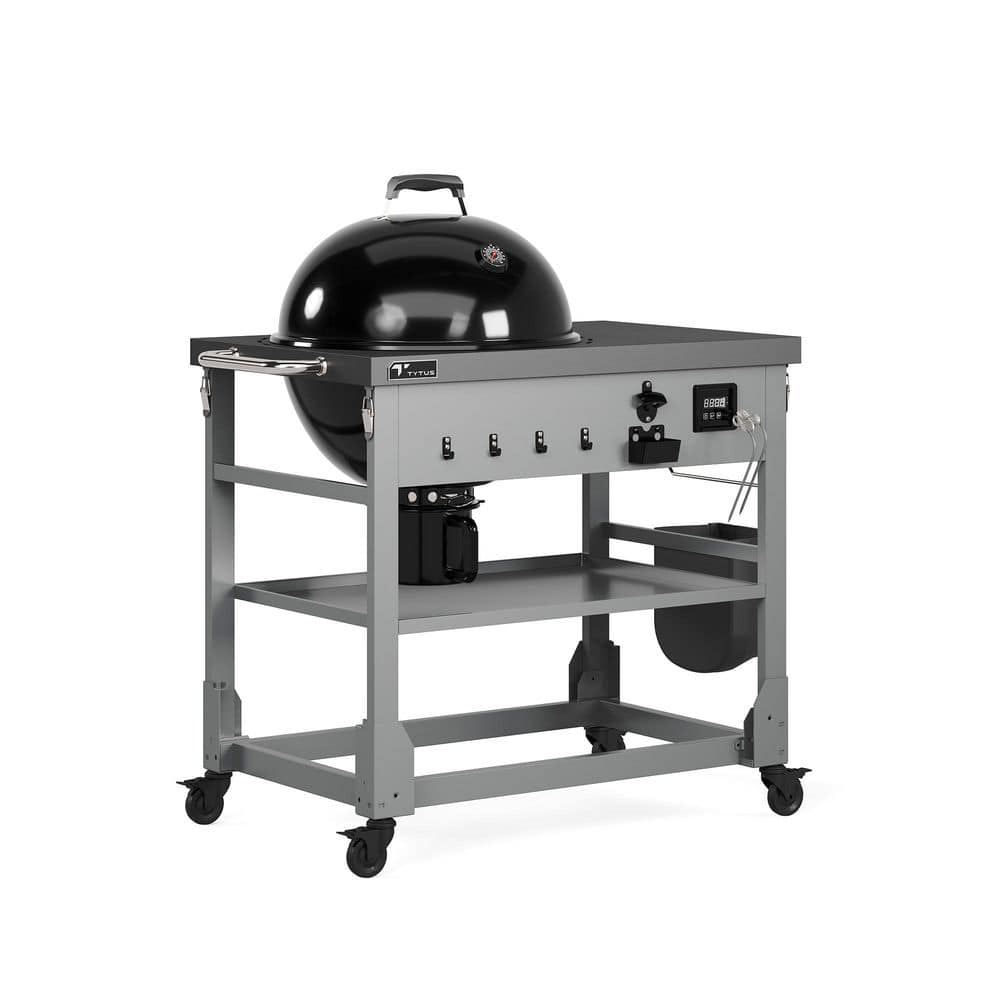 Anaheim Black Porcelain Enameled Steel Charcoal Kettle Grill