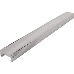Tub Enclosure Towel Bar, 3/8 in. x 3/4 in. x 32 in., Extruded Aluminum Construction, Chrome Plated Finish