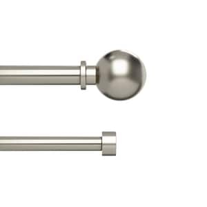 BOLAS 1 and 3/4 in. Double Rod 36 in. -72 in. Eco Friendly Nickel