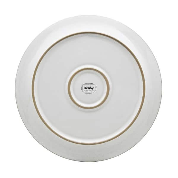 Natural Canvas White Dinner Plate