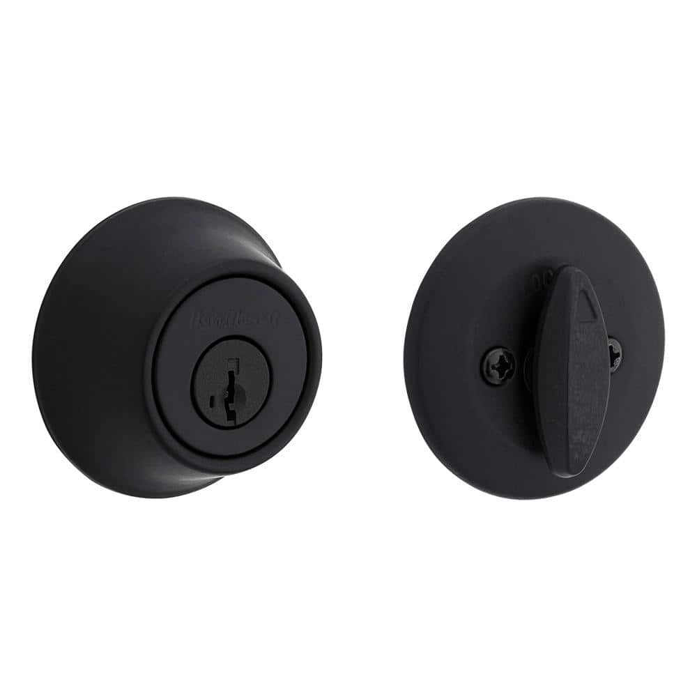 660 Series Matte Black Single-Cylinder Deadbolt Featuring SmartKey Security price history on PriceWatchPro