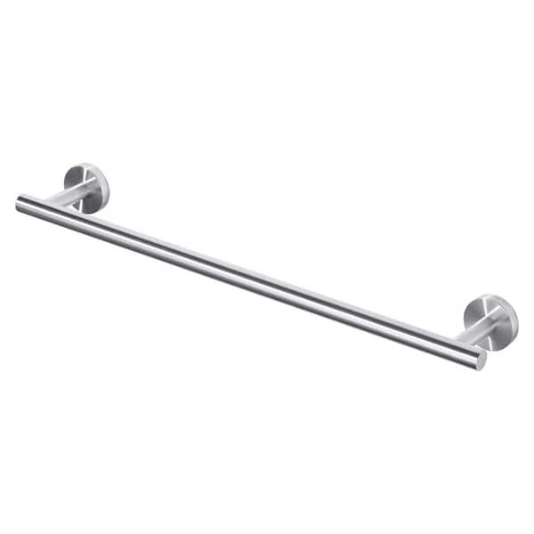 ARCORA 20 in. Wall Mounted Single Towel Bar Bath Hardware Accessory in Brushed Nickel