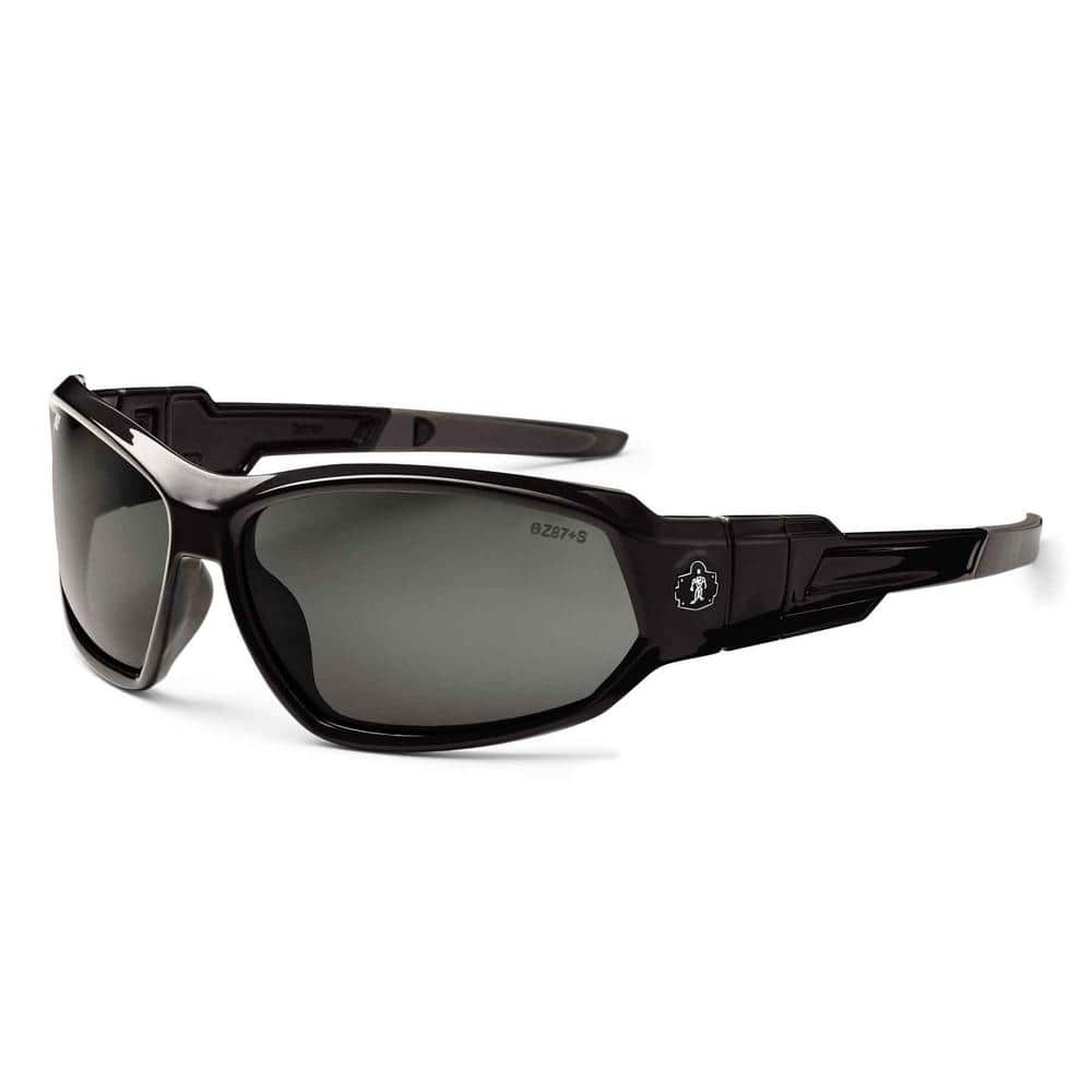 Skullerz Loki Black Polarized Safety Glasses / Goggles, Tinted Lens - ANSI 