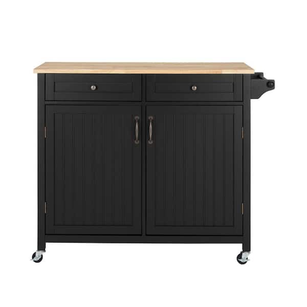 https://images.thdstatic.com/productImages/918efb19-5cf8-4046-a400-e62cbdc539d7/svn/black-with-butcher-block-top-stylewell-kitchen-carts-sk19238e2r1-b-e1_600.jpg