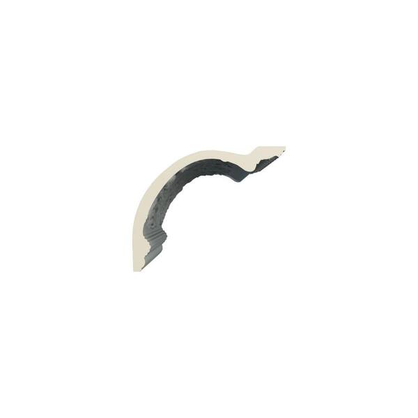 Ekena Millwork Hope 12.625 in. D x 16.25 in. W x 96 in. L Polyurethane Crown Moulding