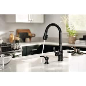 Elmhurst Single-Handle Pull-Down Sprayer Kitchen Faucet in Oil Rubbed Bronze