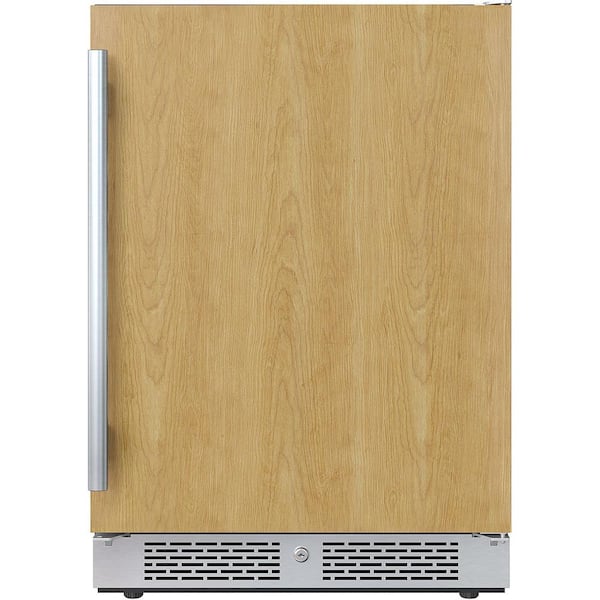 24 in. Dual Zone 45-Wine Bottles Wine Cooler in Custom Panel Ready